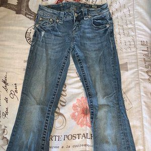 Size 26 - MissMe Light Wash Diamond BootCut